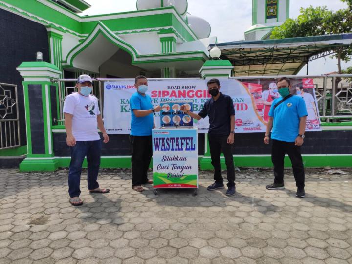 AHASS Lampung Melalui Layanan Service SiPanggil Kampanye Prokes Kampung Bebas Covid.